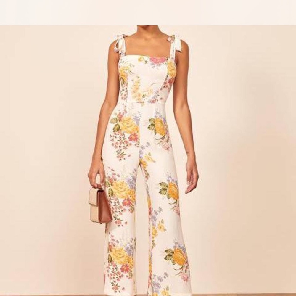 Reformation Floral Jumpsuit